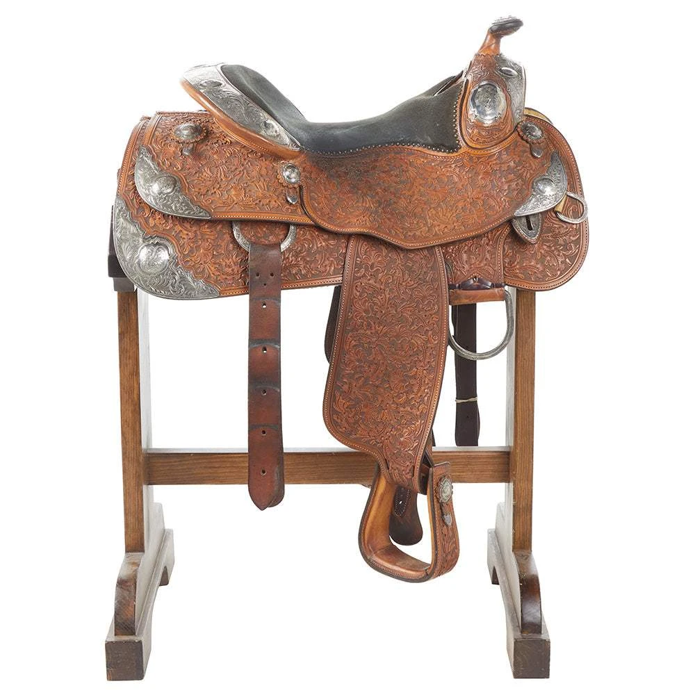 NRS Used 15.5in Silver Mesa Pleasure Saddle - Image 2
