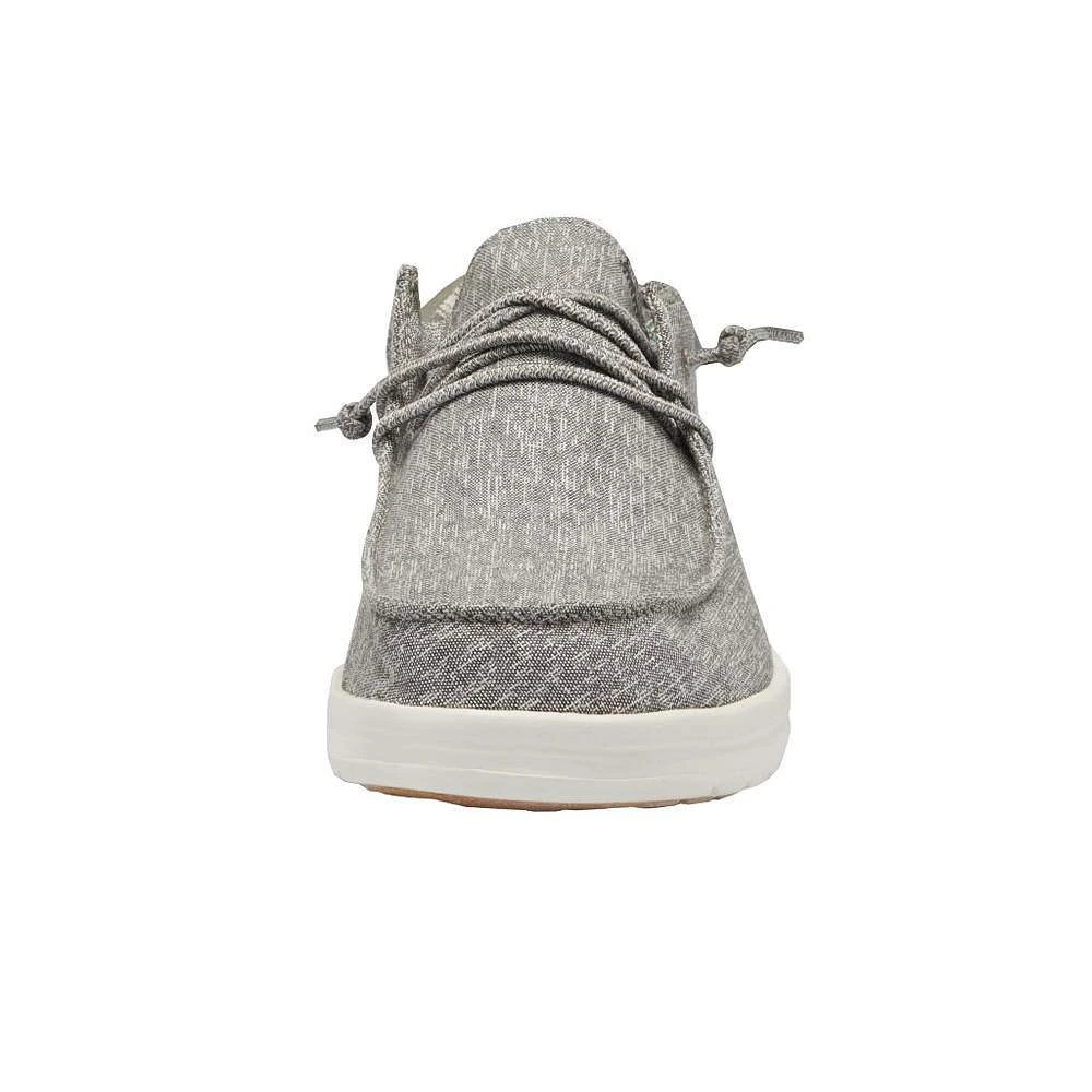 Heydude Men`s Hey Dude Paul Chambray Grey Casual Shoe - Image 3