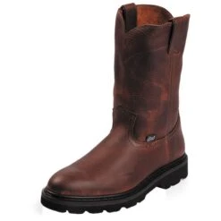 Justin Boots Mens Tan Premium 10in Top Work Boots WK4905