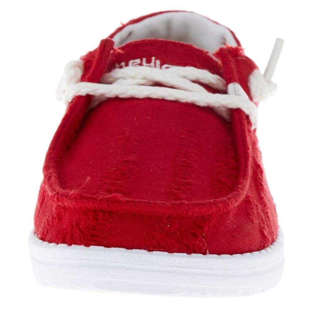 Heydude Women`s Hey Dude Wendy Boho Distressed Salsa Red Casual - Image 2