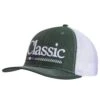 Classic Ropes Green/White Large Embroidered Logo Cap