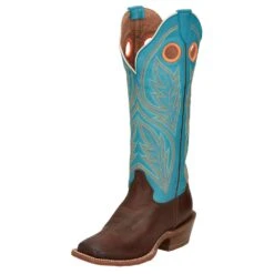 Tony Lama Women's Umber Brown Emmeline 15in. Buckaroo Cowgirl Boots