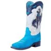 Corral Women`s Blue Suede Inlay Cowgirl Boot