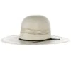 Rodeo King Bangora HD Ivory Burlap Open Crown 4 1/2in. Brim Straw Cowboy Hat