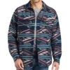 Ariat Men's Chimayo Retro Navy Aztec Shirt Jacket
