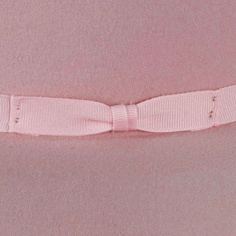 Rodeo King 7X Powder Pink 4 Inch Brim Open Crown Felt Hat - Image 2